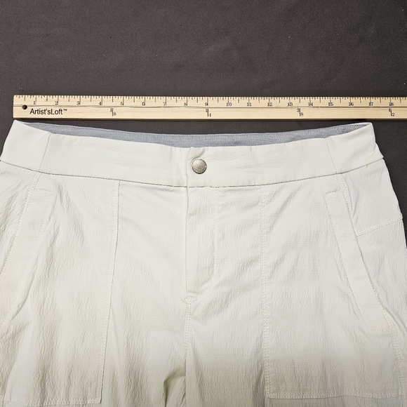 Athleta Trekkie Cropped Hiking Pants Womens 4P White Style 76260 - Picture 5 of 9